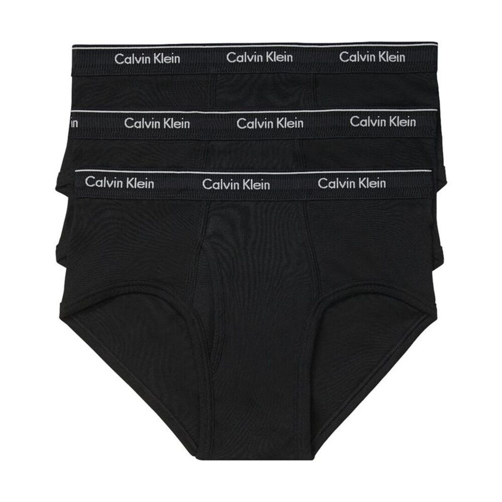 Calvin Klein Mens Brief 3-Pack, Black